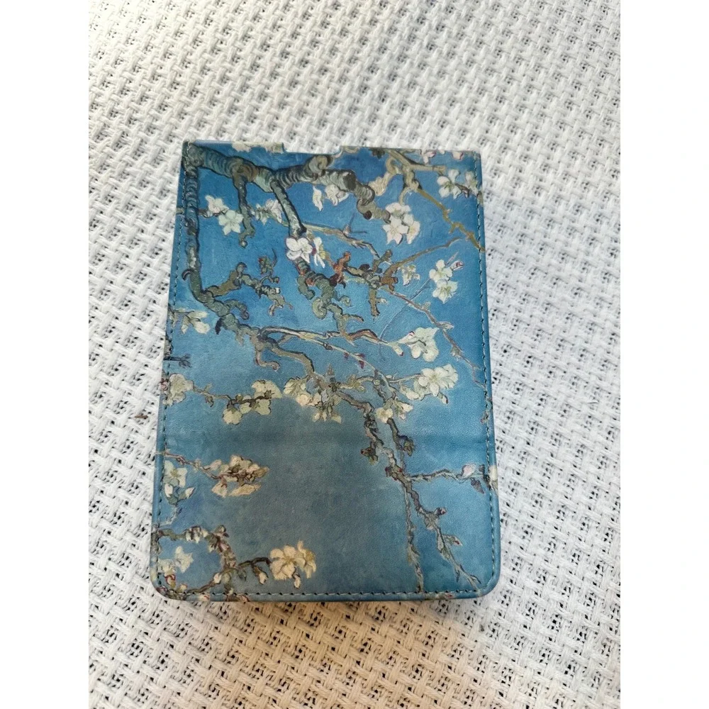 Van Gogh Almond Blossoms E-Reader Case Blue Floral Art‎ Folio Stand Cover
